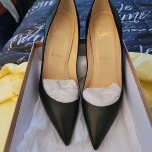 Authentic black red bottoms Christian louboutin👠37.5 box and dust bag included